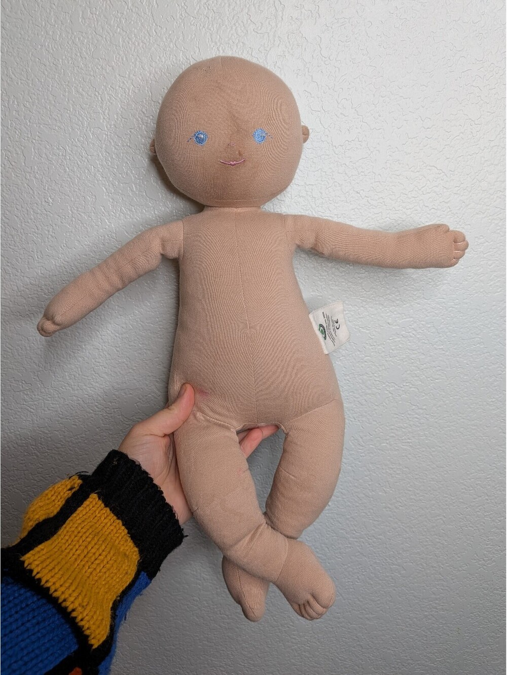 Bonikka Baby Kaia Organic Cotton Soft Doll 17" Nude Style 7510